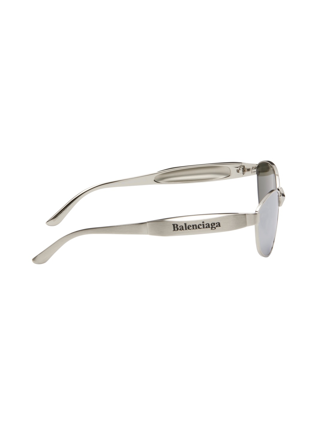 【BALENCIAGA】 MIAMI BALENCIAGA Silver Miami Sunglasses | REVERSIBLE