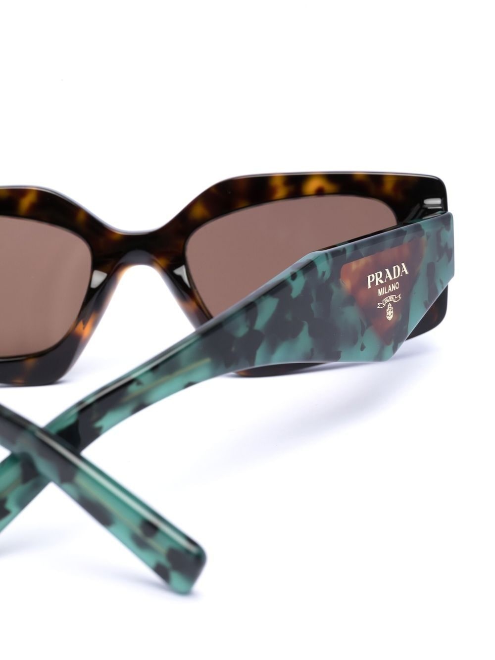 Temple tortoiseshell-effect sunglasses - 3