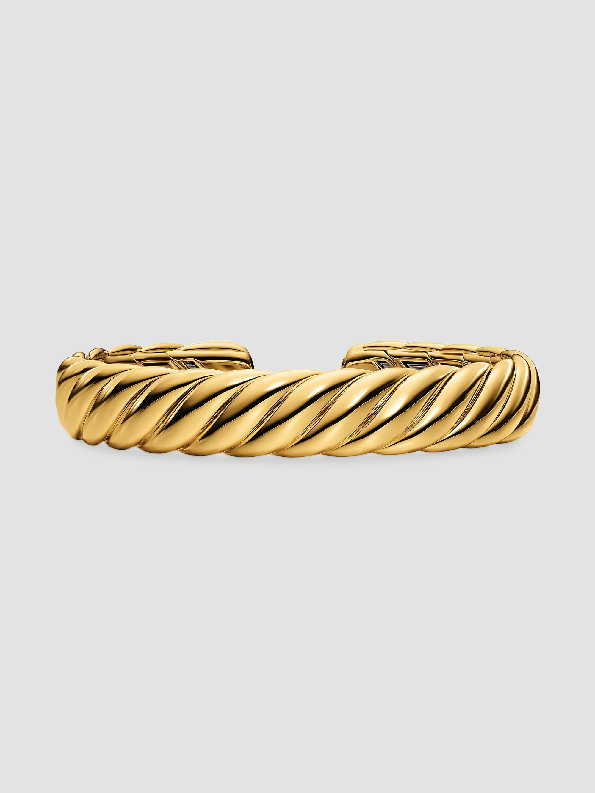 Women's Sculpted Cable Flex Bracelet in 18K Yellow Gold, 11MM - Gold - 1