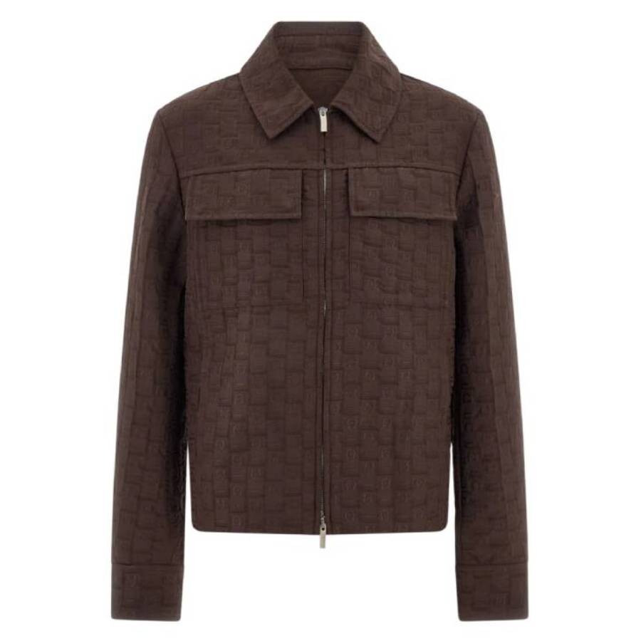 Ferragamo Monogram Jacquard Blouson Jacket - 5
