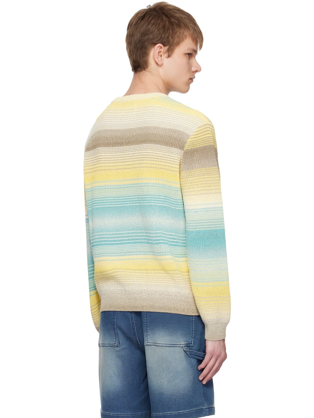 Yellow Striped Sweater - 3