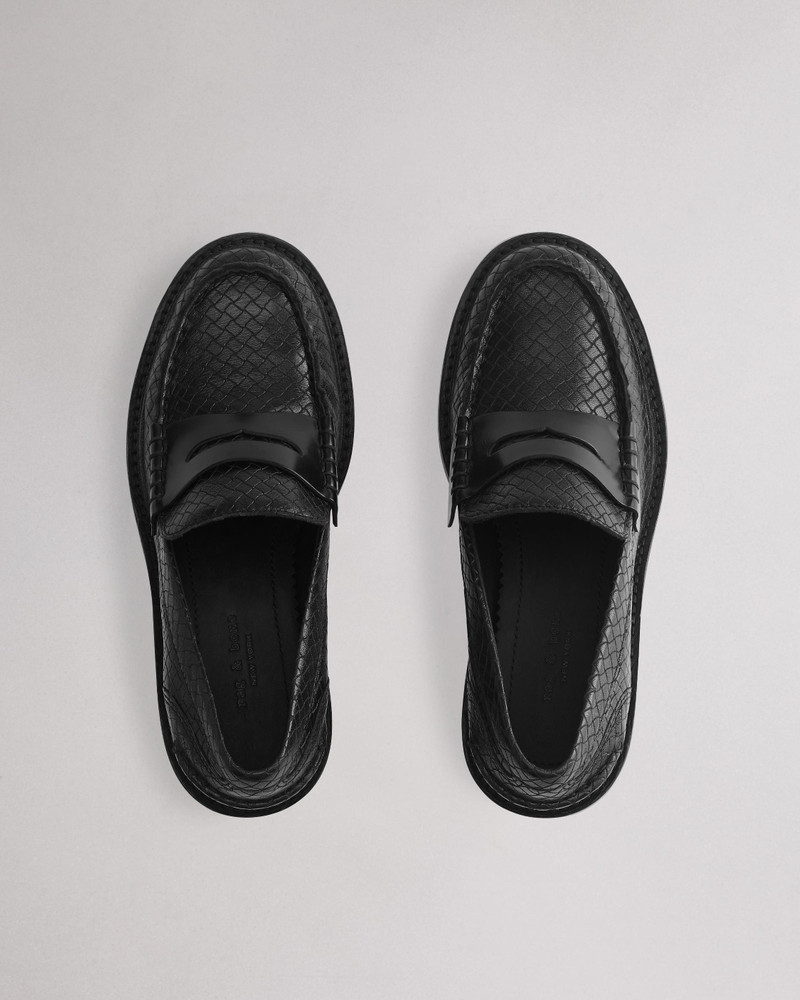 Carter Leather Heel Loafer 4