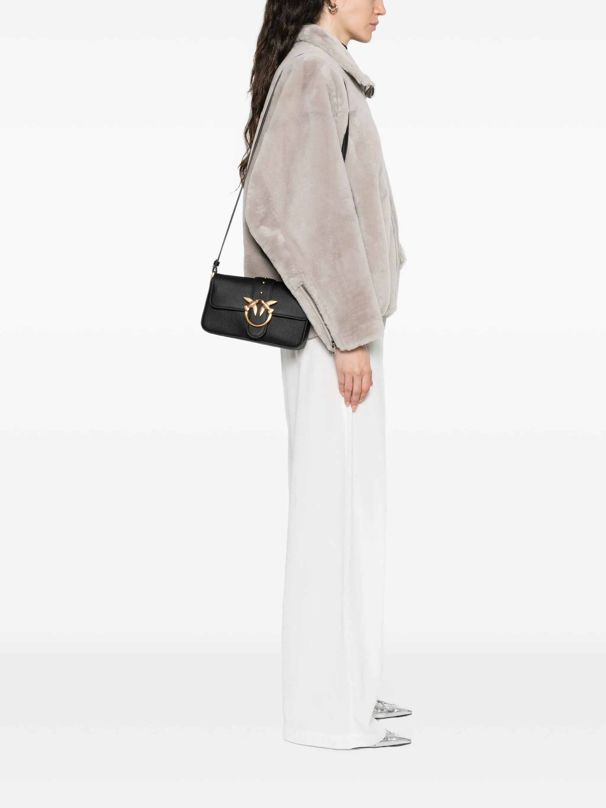 Pinko Mini Love Flap Shoulder Bag - 3