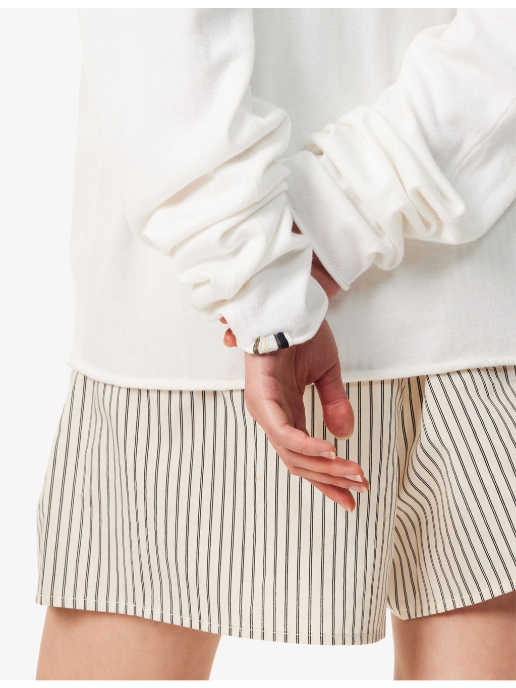 Aries Round-Neck Cotton and Cashmere-Blend Knitted Jumper - 5