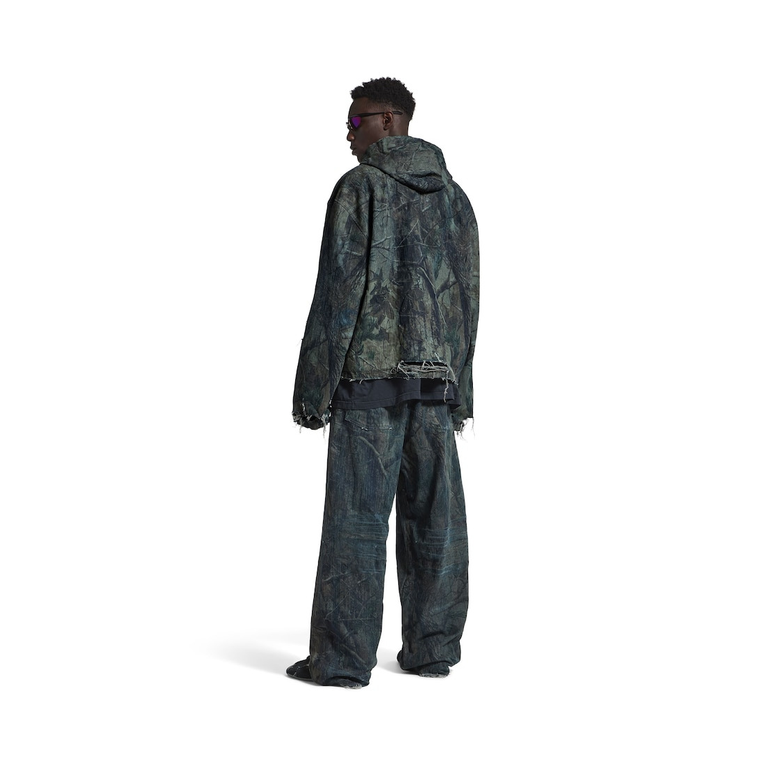 Men's Baggy Pants in Brown - 4