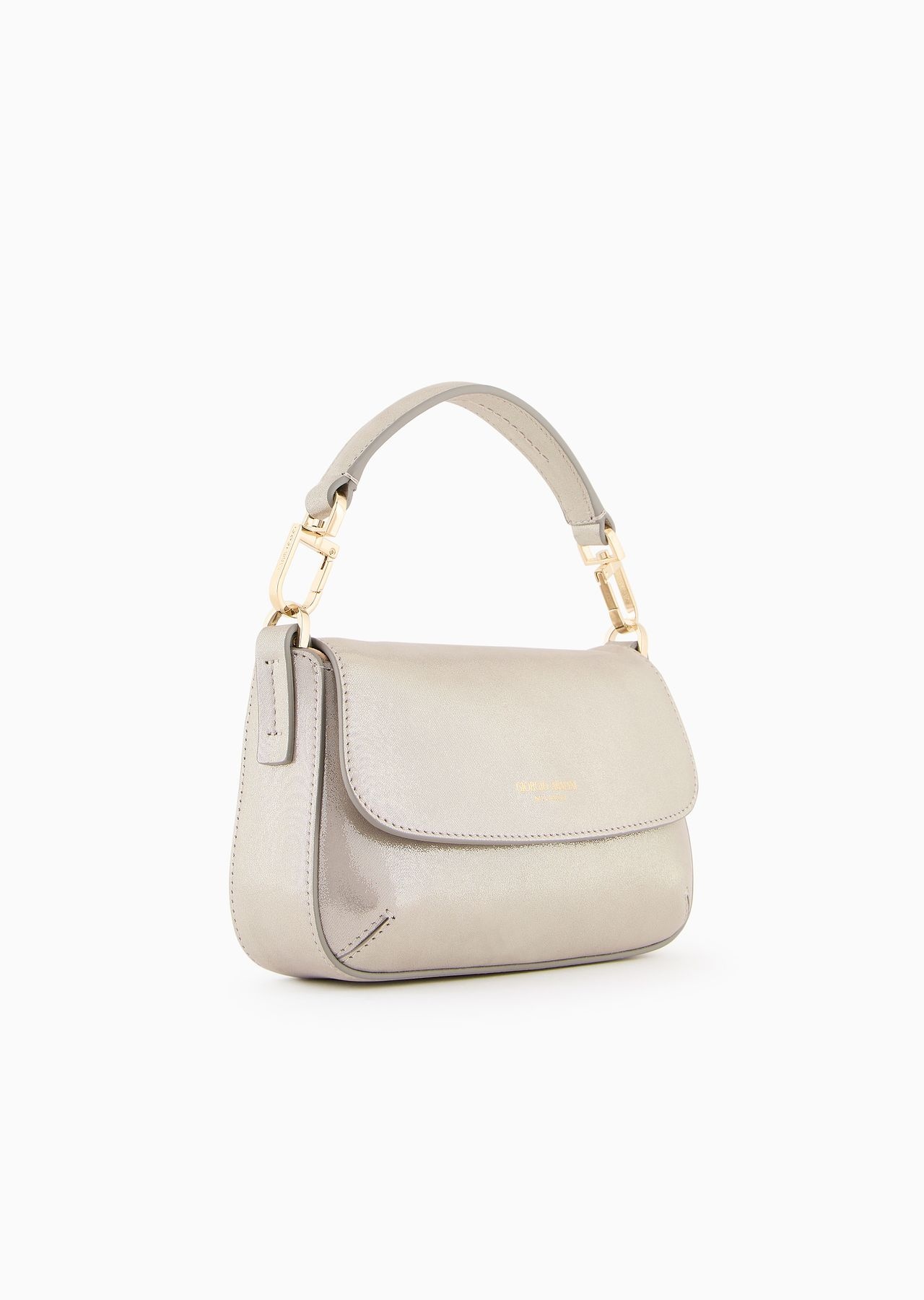 La Prima mini baguette bag in shiny nubuck - 2