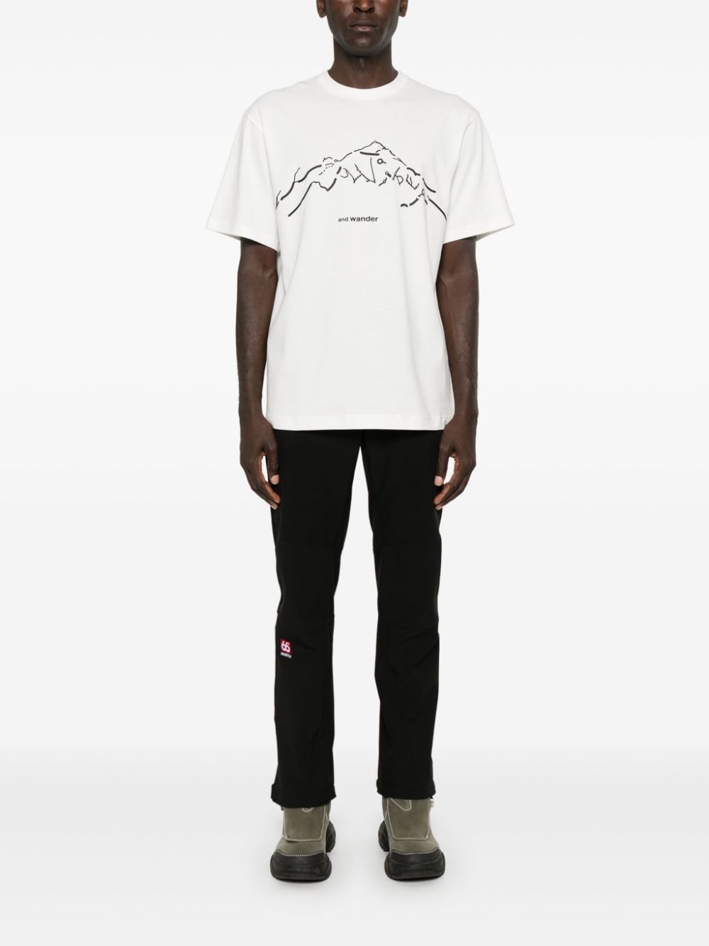 abstract-print T-shirt - 2