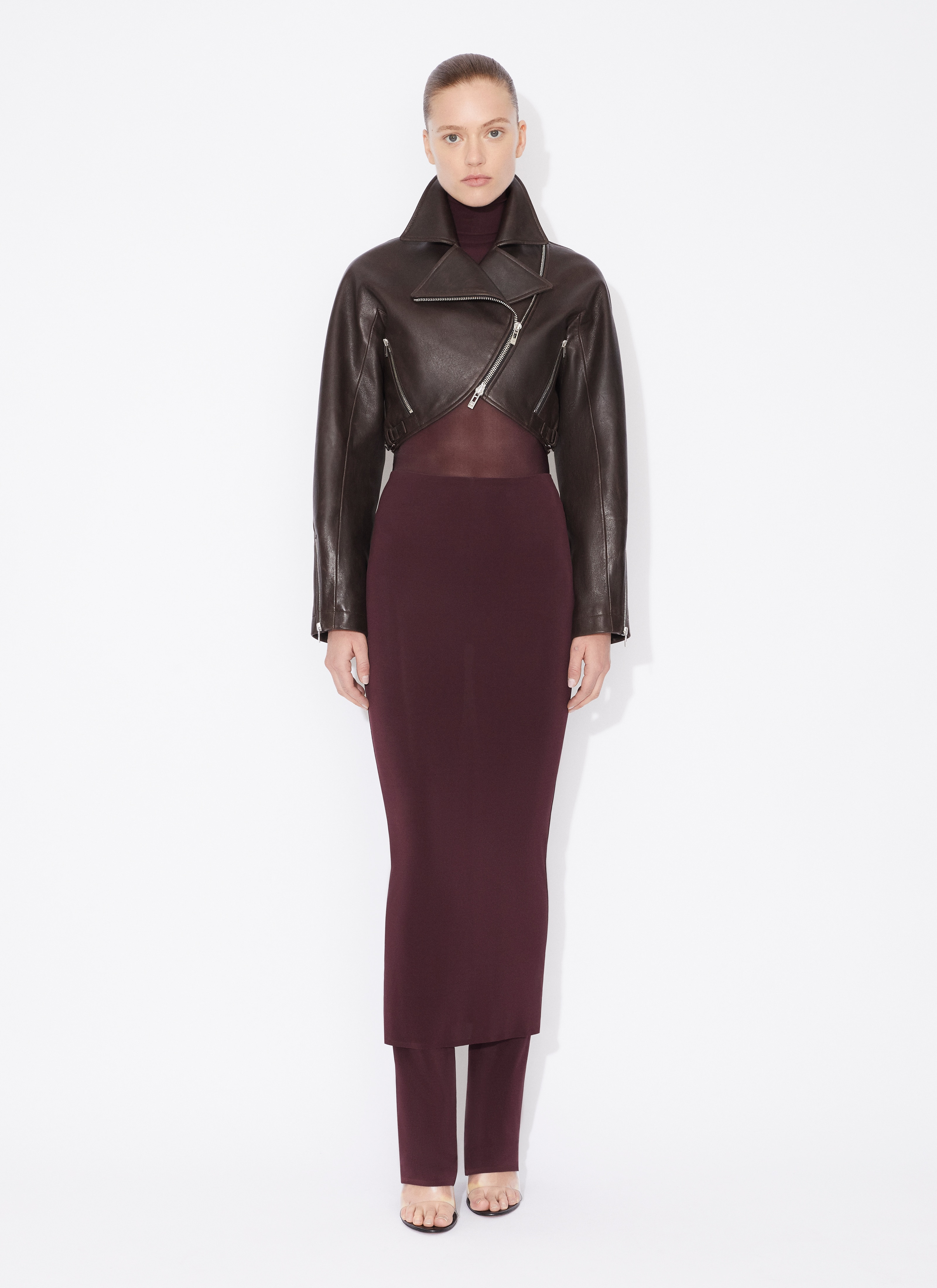 FADED NAPPA BIKER JACKET - 2