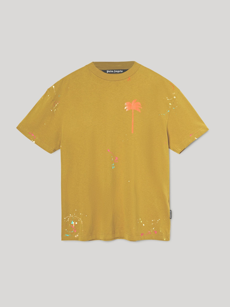 PALM TREE PAINTED T-SHIRT - 1