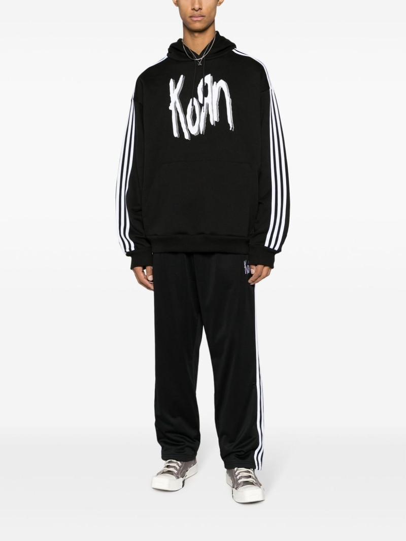 adidas x Korn embroidered hoodie outlook