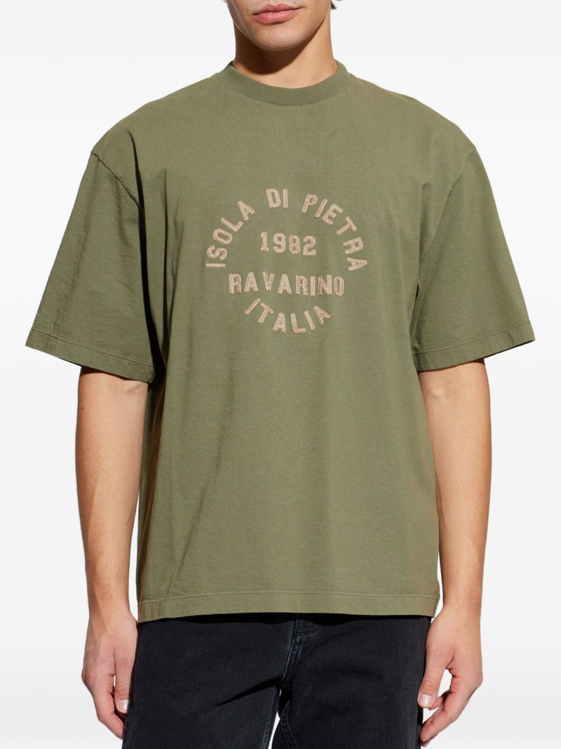 logo-embroidered T-shirt 3