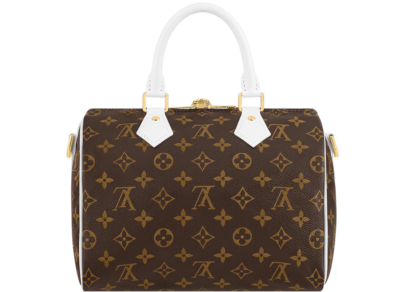 Louis Vuitton Speedy Bandouliere 25 White/Brown - 3