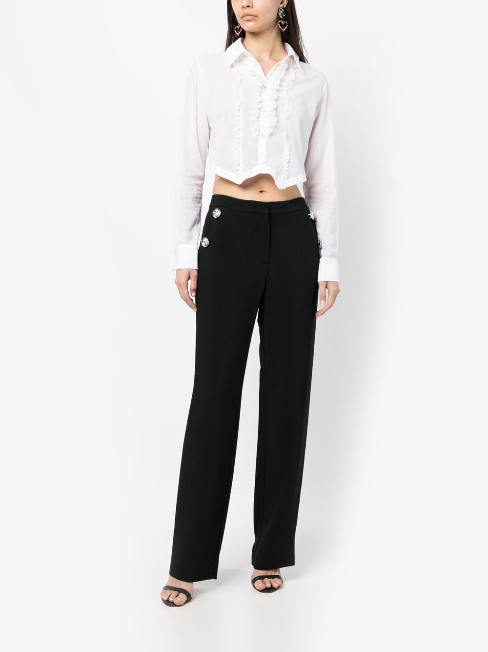 ruffled tuxedo shirt - 2