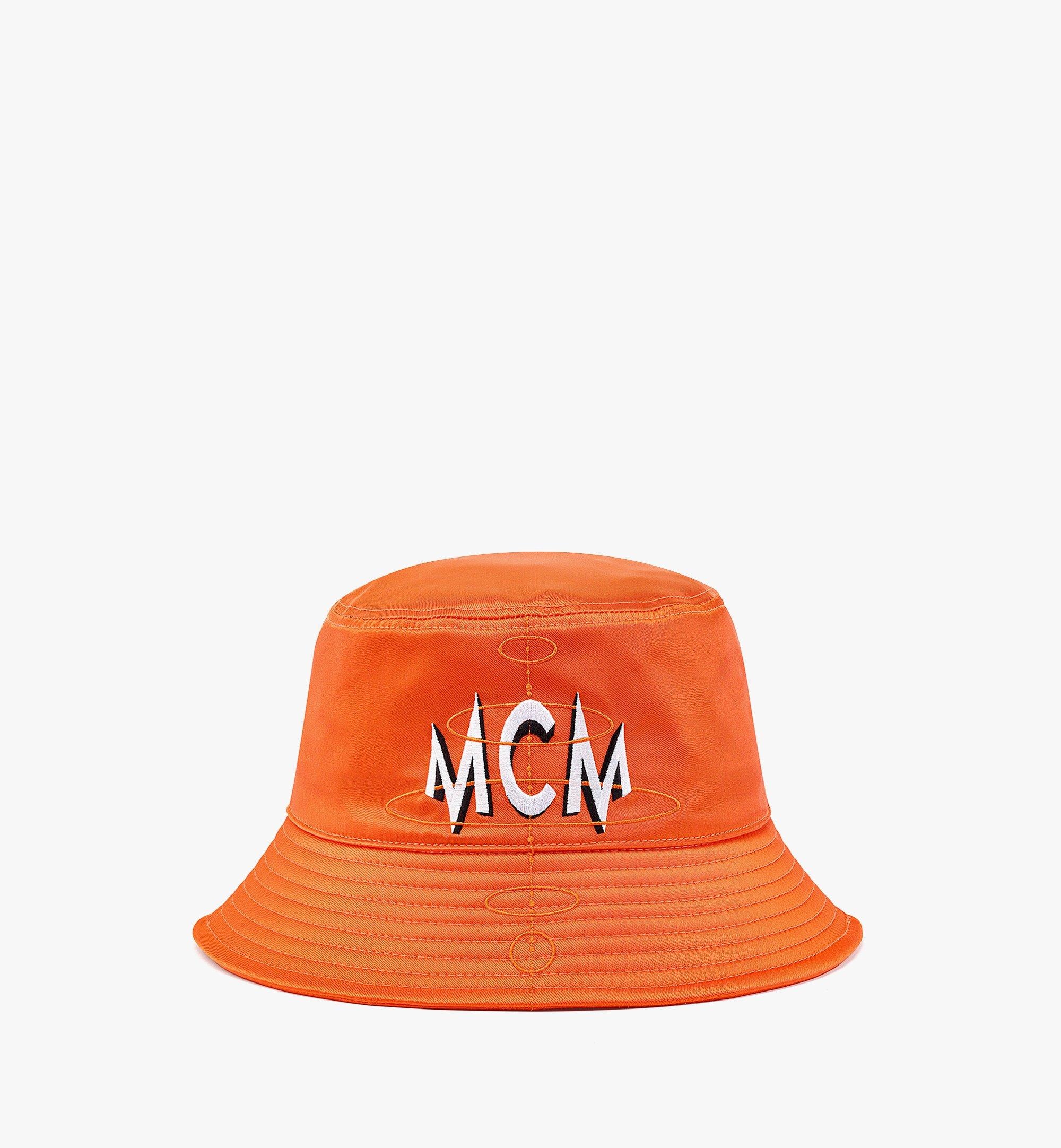 Logo Embroidery Bucket Hat in Nylon Twill - 1