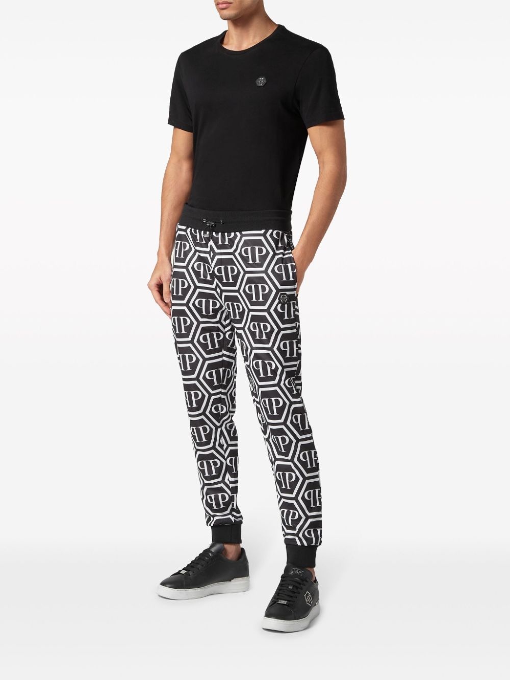 monogram track pants - 2