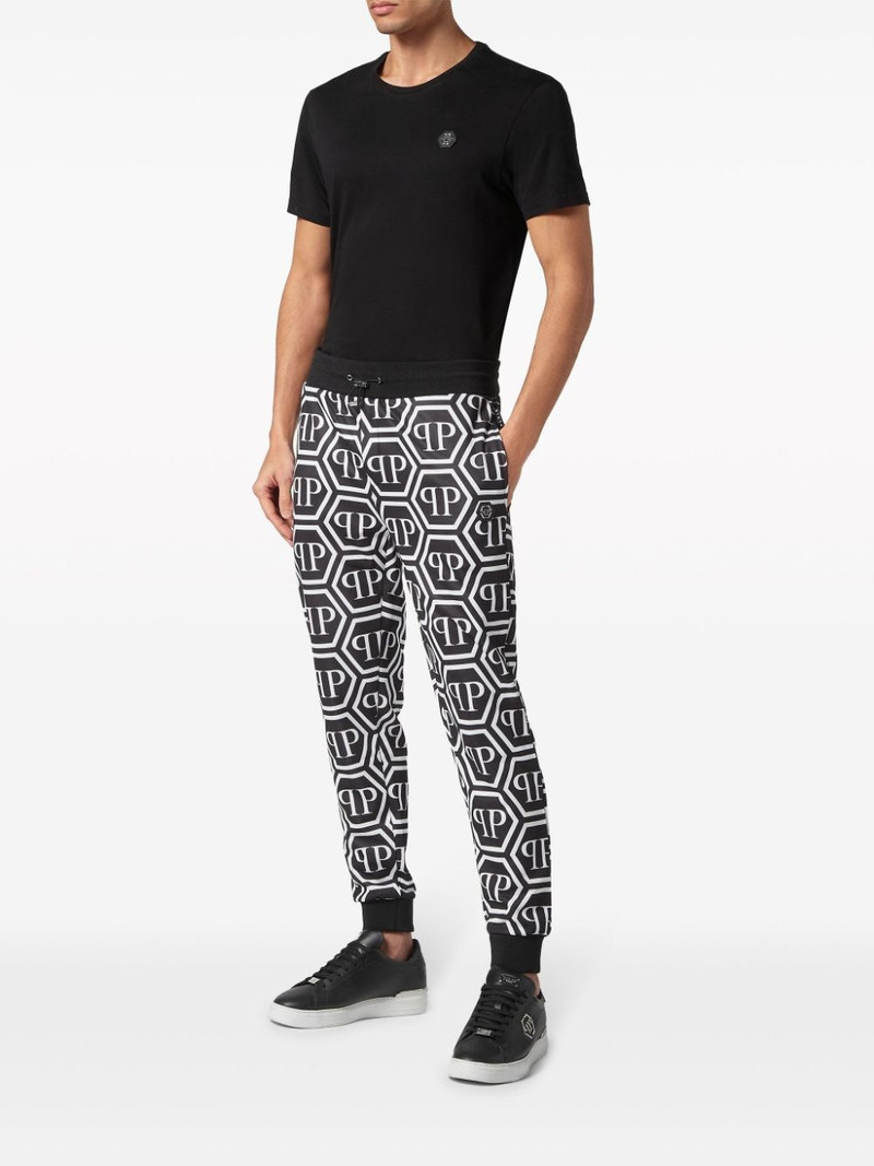 PHILIPP PLEIN monogram track pants outlook