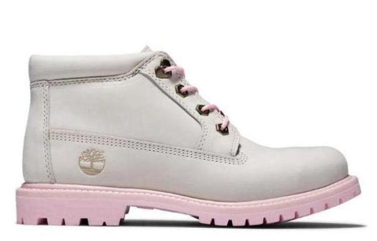 (WMNS) Timberland Womens Nellie Chukka Double Waterproof Boot 'White Pink' A28H7143 - 2