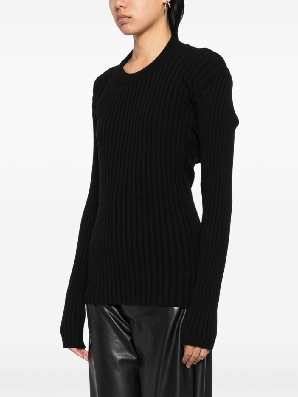 double-collar bascule rib jumper - 3