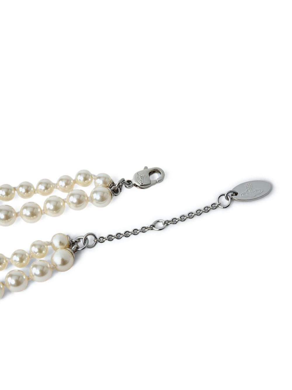 double-pearl orb necklace - 3