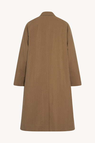 The Row Lewis Coat in Cotton and Silk outlook