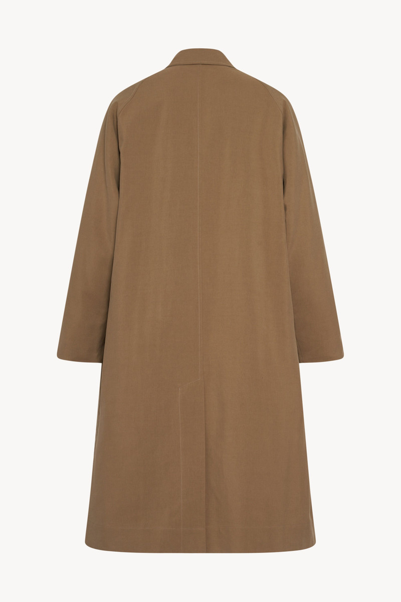 The Row Lewis Coat in Cotton and Silk outlook