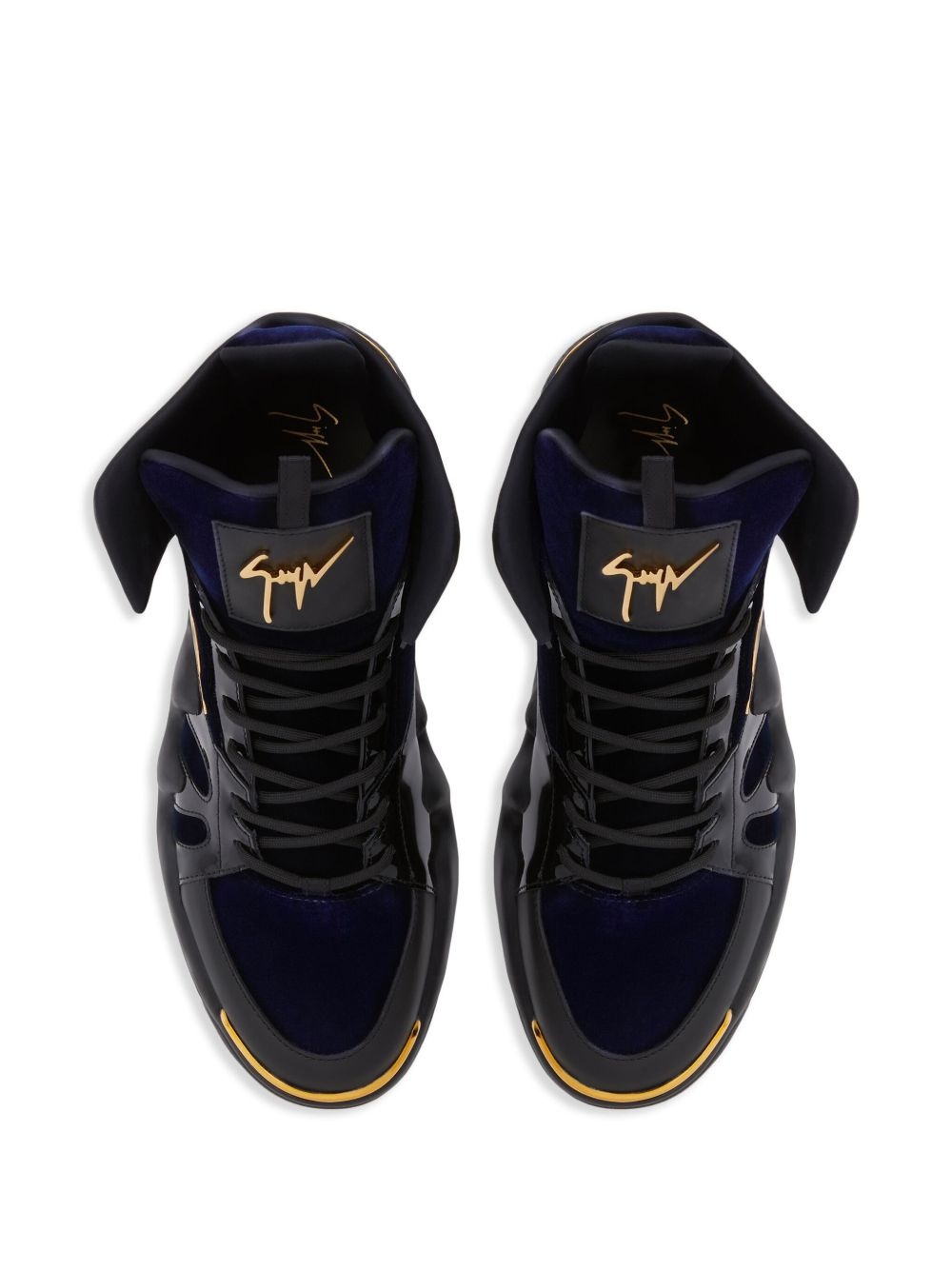 Talon high-top leather sneakers - 4