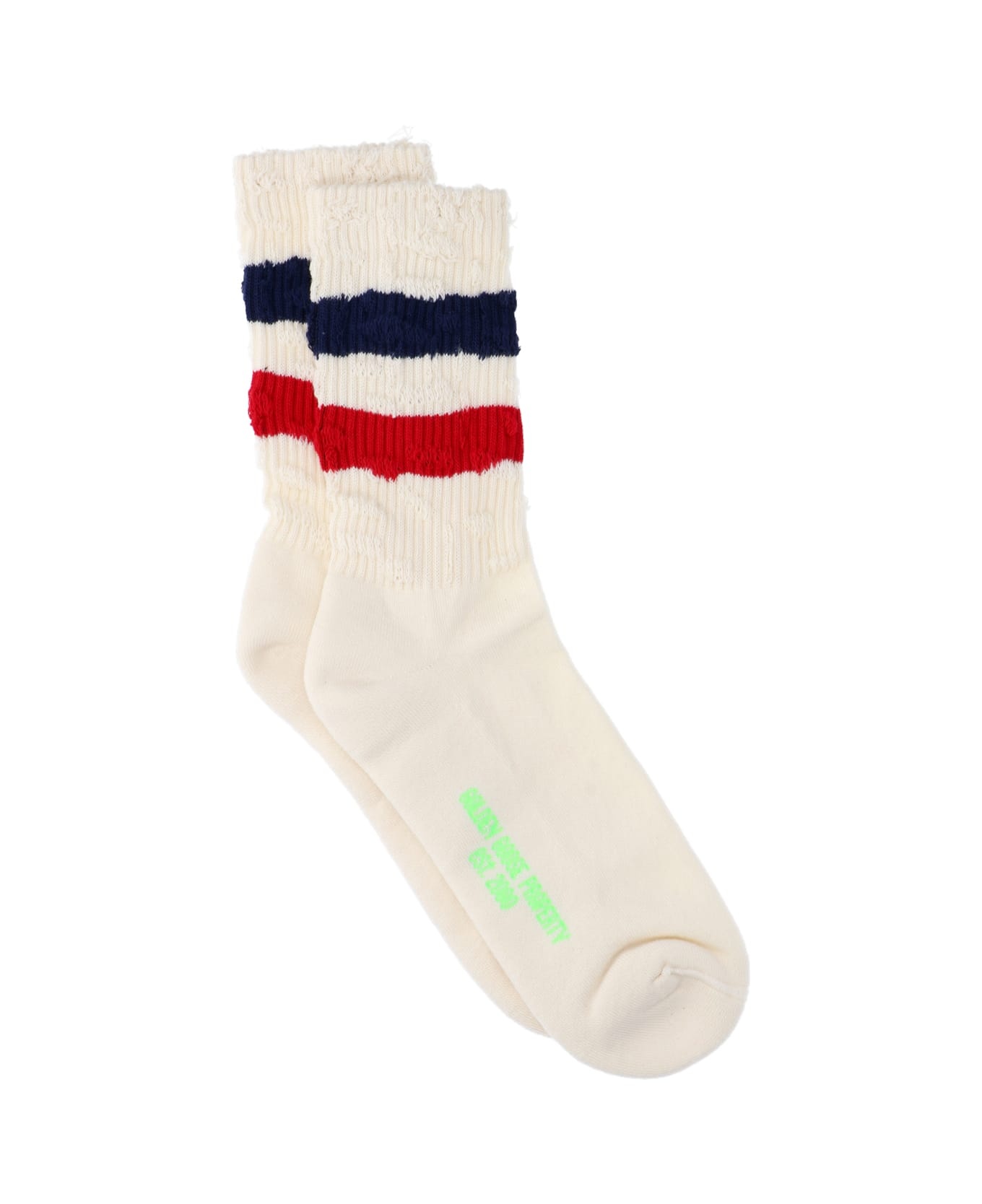 Striped Detail Socks - 1