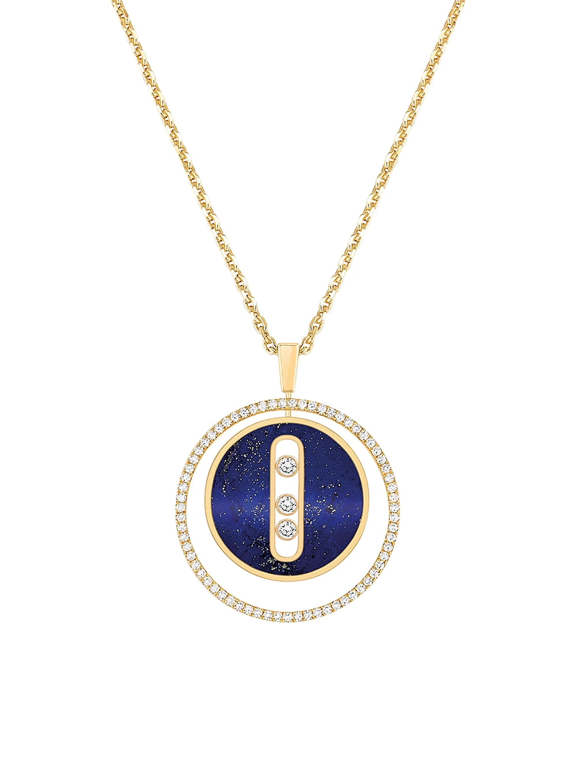Women's Lucky Move 18K Yellow Gold & Diamond Pendant Necklace - Gold - 1