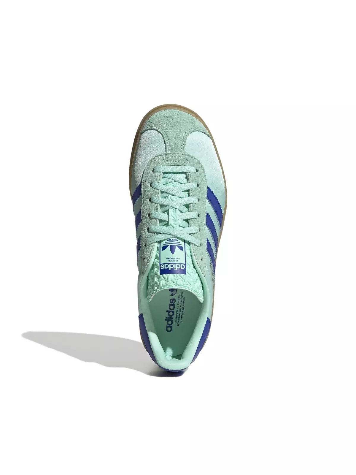 Originals Gazelle Bold "Clear Mint/Lucid Blue/Gold Metallic" Women's Shoe - 8