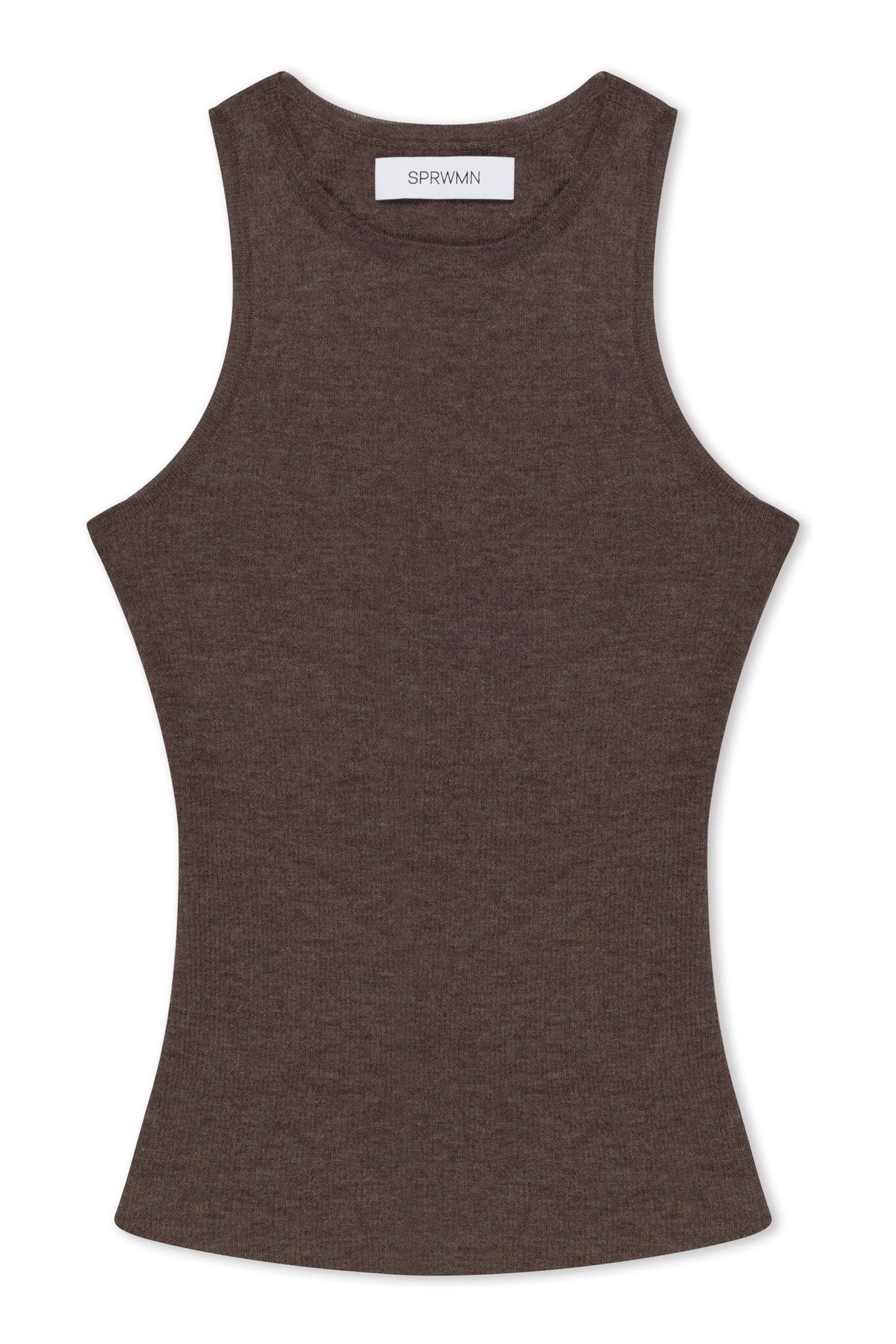 HEATHER BROWN ULTRA FINE CASHMERE RACER TANK - 9