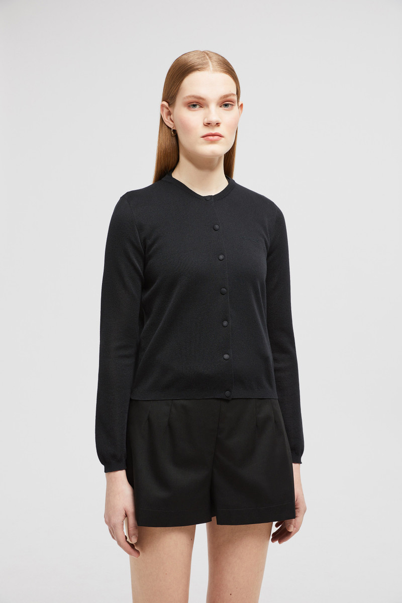 Embroidered Logo Cotton Cardigan 3