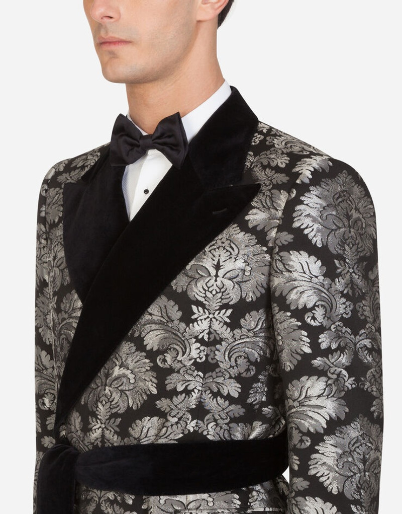 Jacquard Martini-fit tuxedo 재킷 4