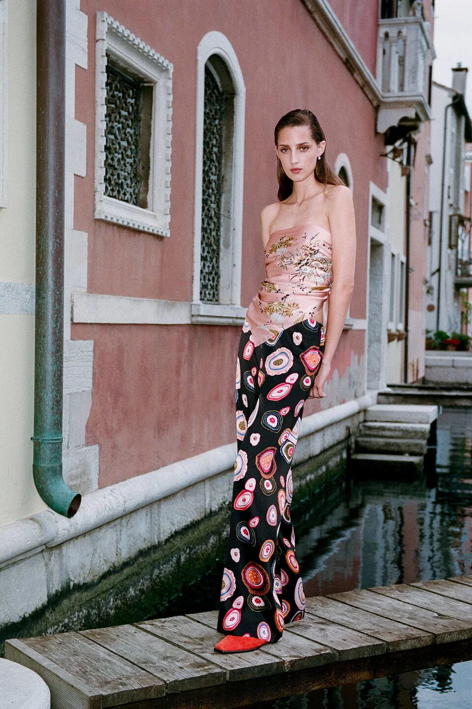 STAUD STROLL SILK PANT MILLEFIORE 2.0 - 1