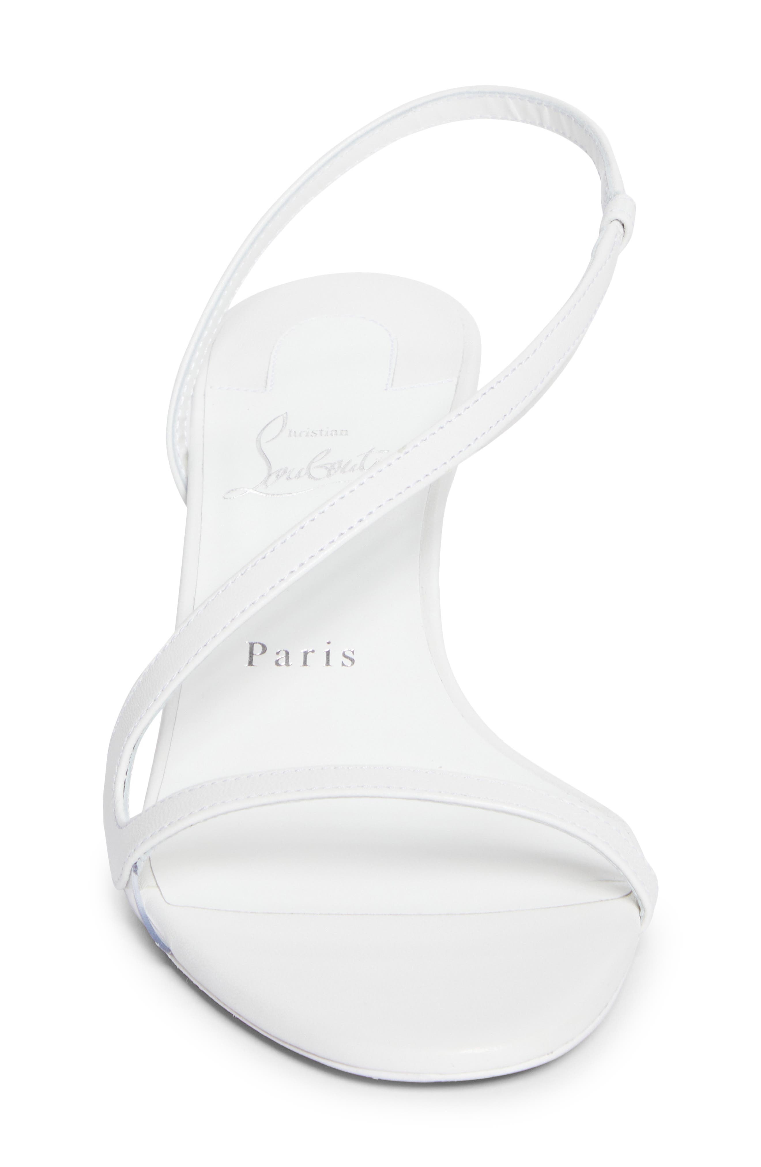 Christian Louboutin Rosalie Slingback Sandal in Bianco at Nordstrom - 4
