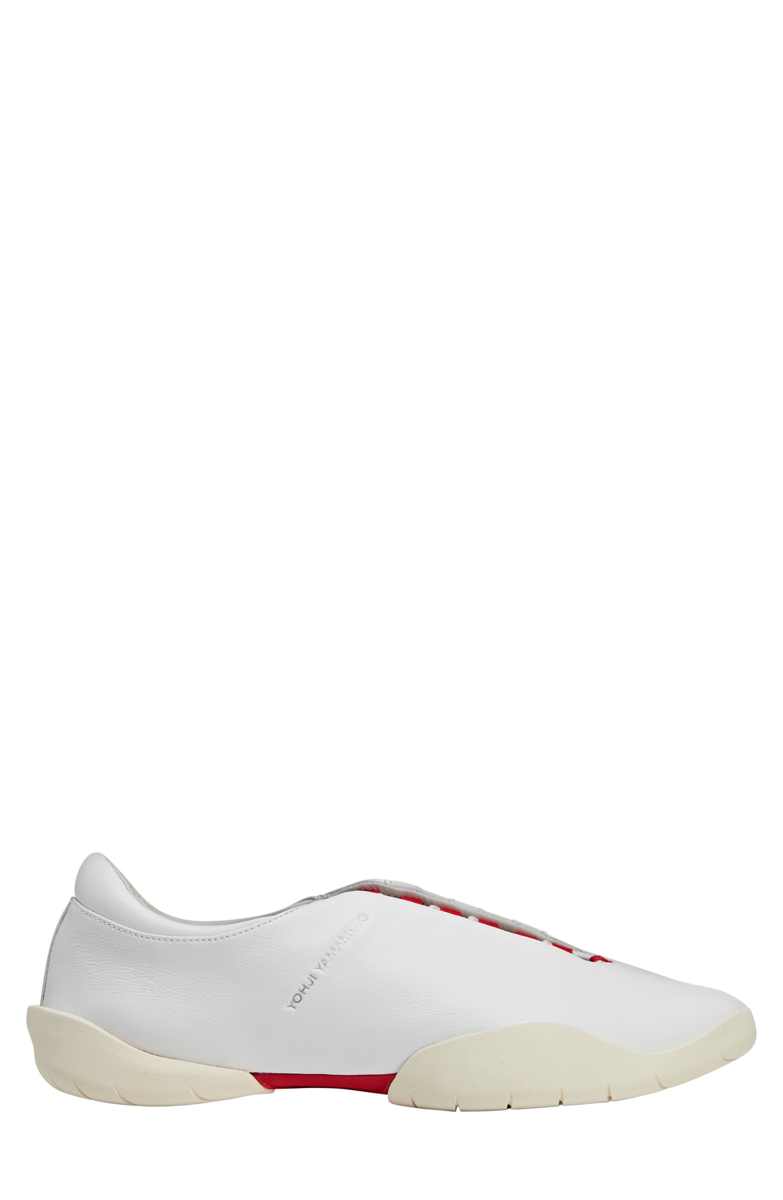 Y-3 Gender Inclusive Regu Mary Jane Sneaker in White/Cream/Scarlet at Nordstrom - 2