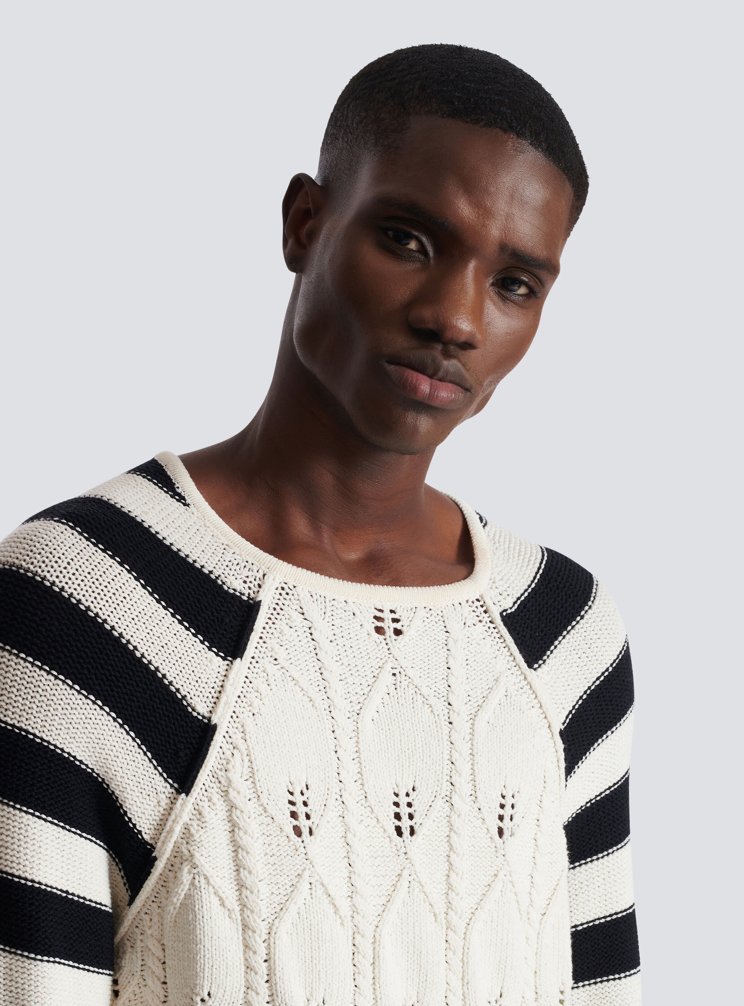 Cable knit jumper - 7