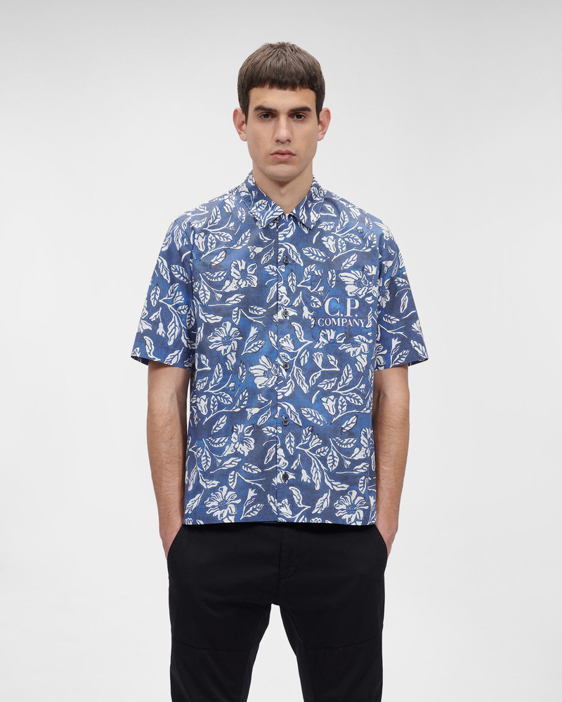 C.P. Company All-over Printed Popeline Short Sleeved Shirt outlook