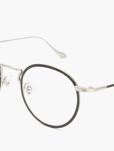 MATSUDA Round titanium glasses outlook