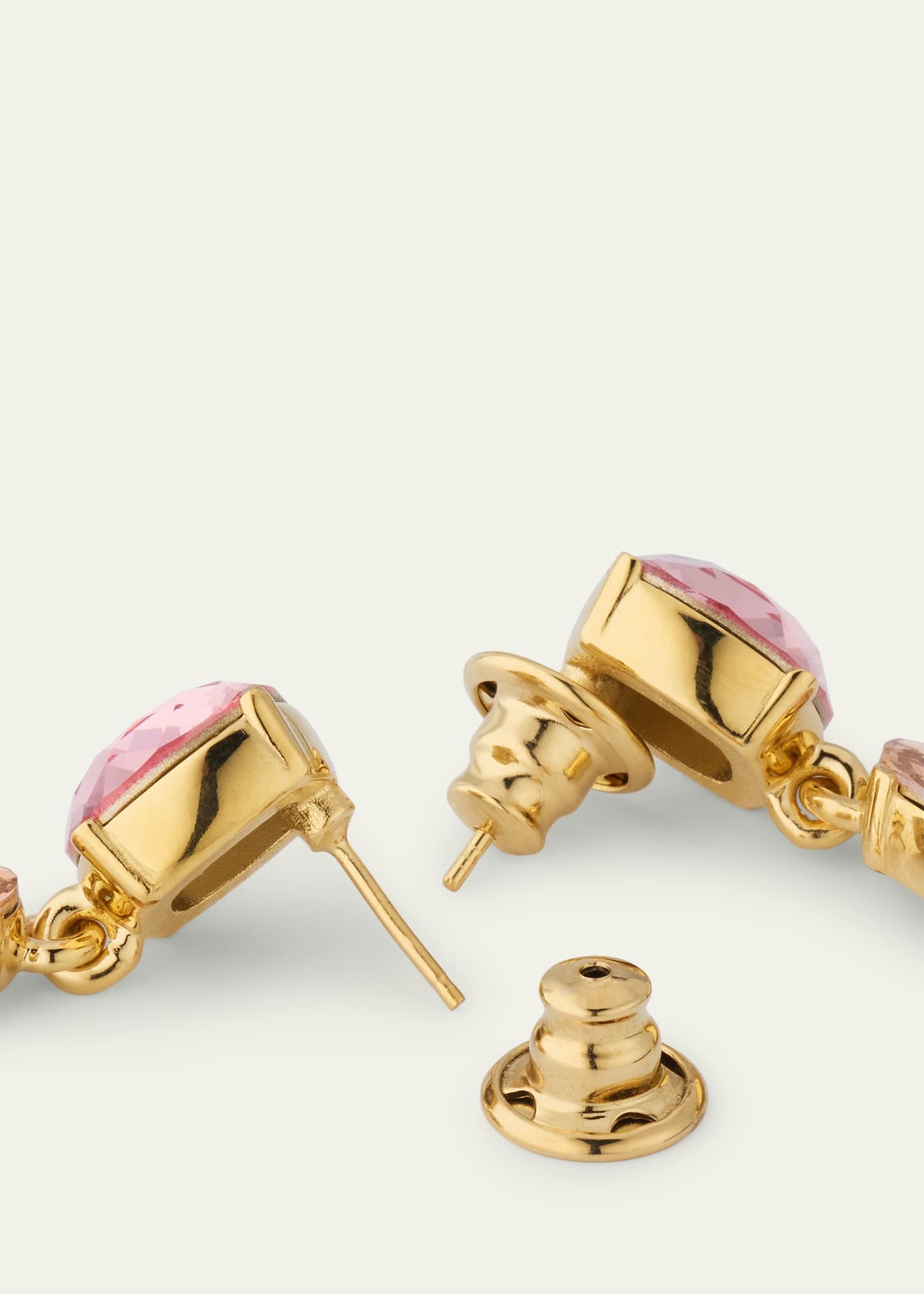 Crystal Two-Drop Earrings - 4