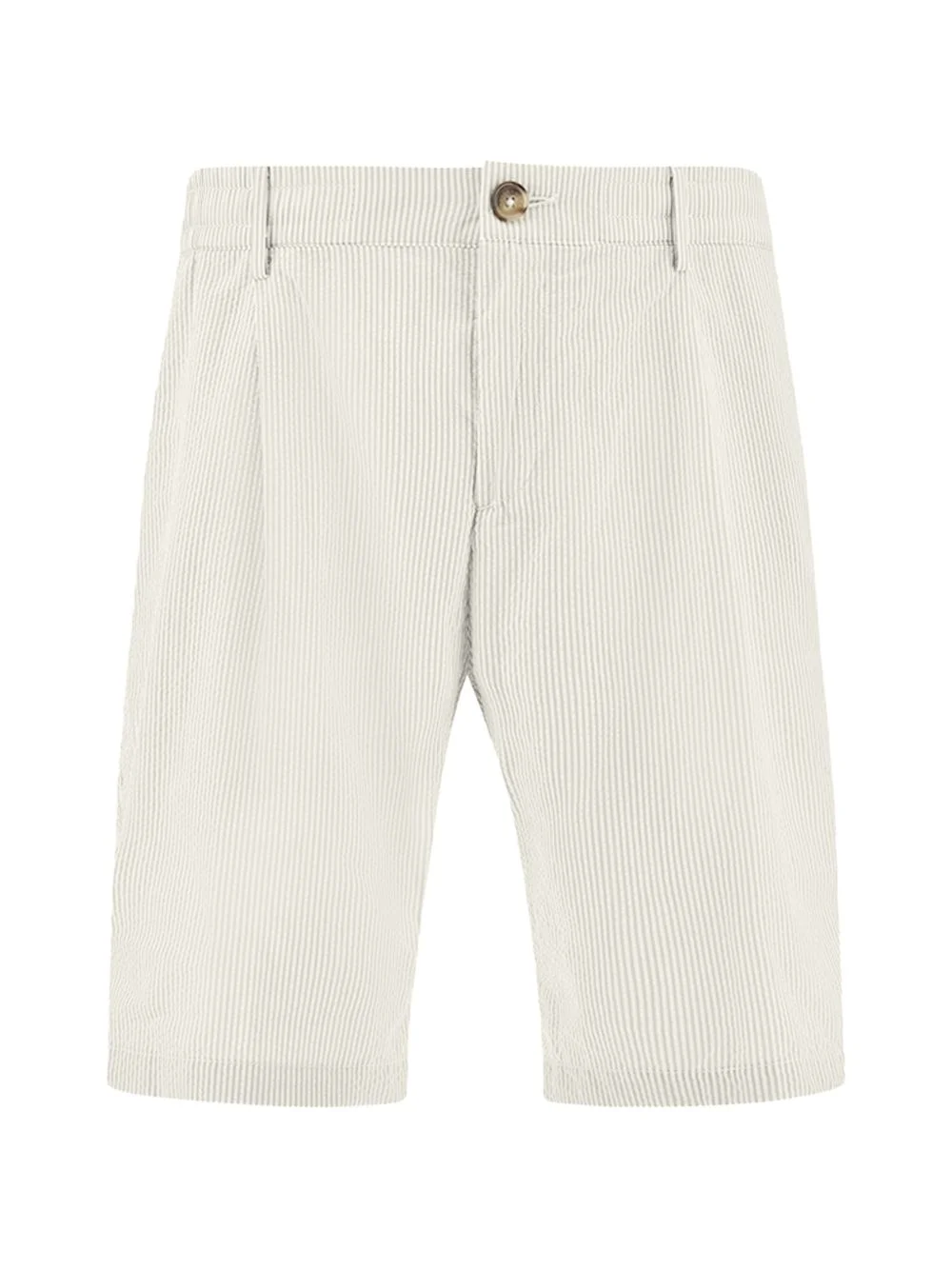 stripe-pattern shorts - 1