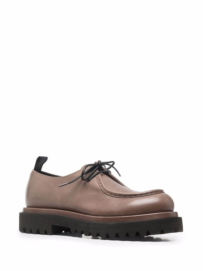 OFFICINE CREATIVE polished calf leather shoes outlook