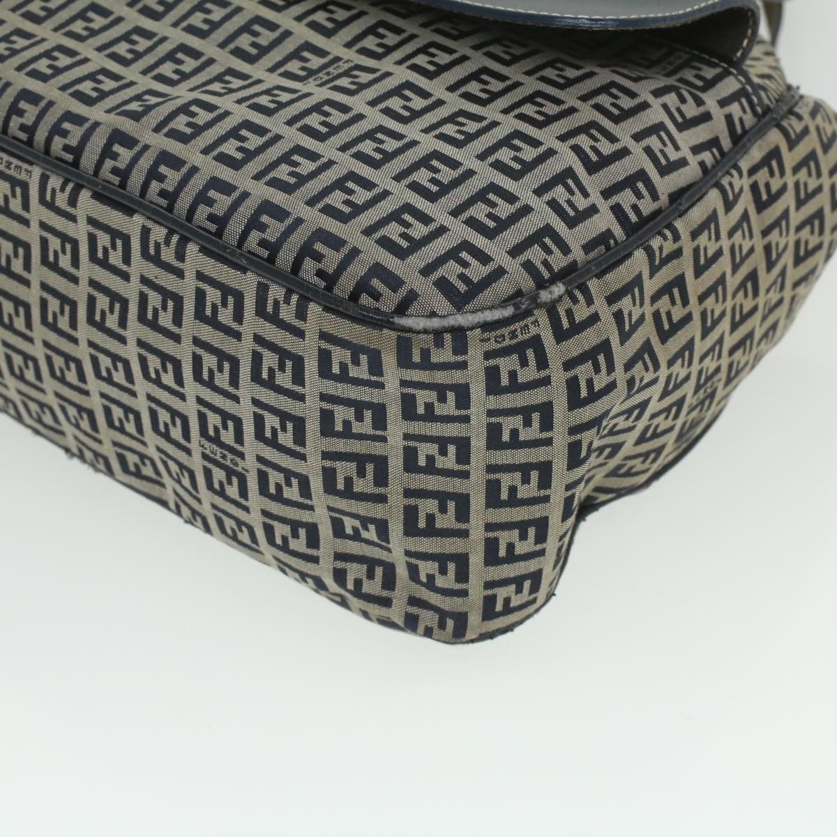 FENDI Zucchino Canvas Hand Bag Navy 71-16533-0-012 - 14