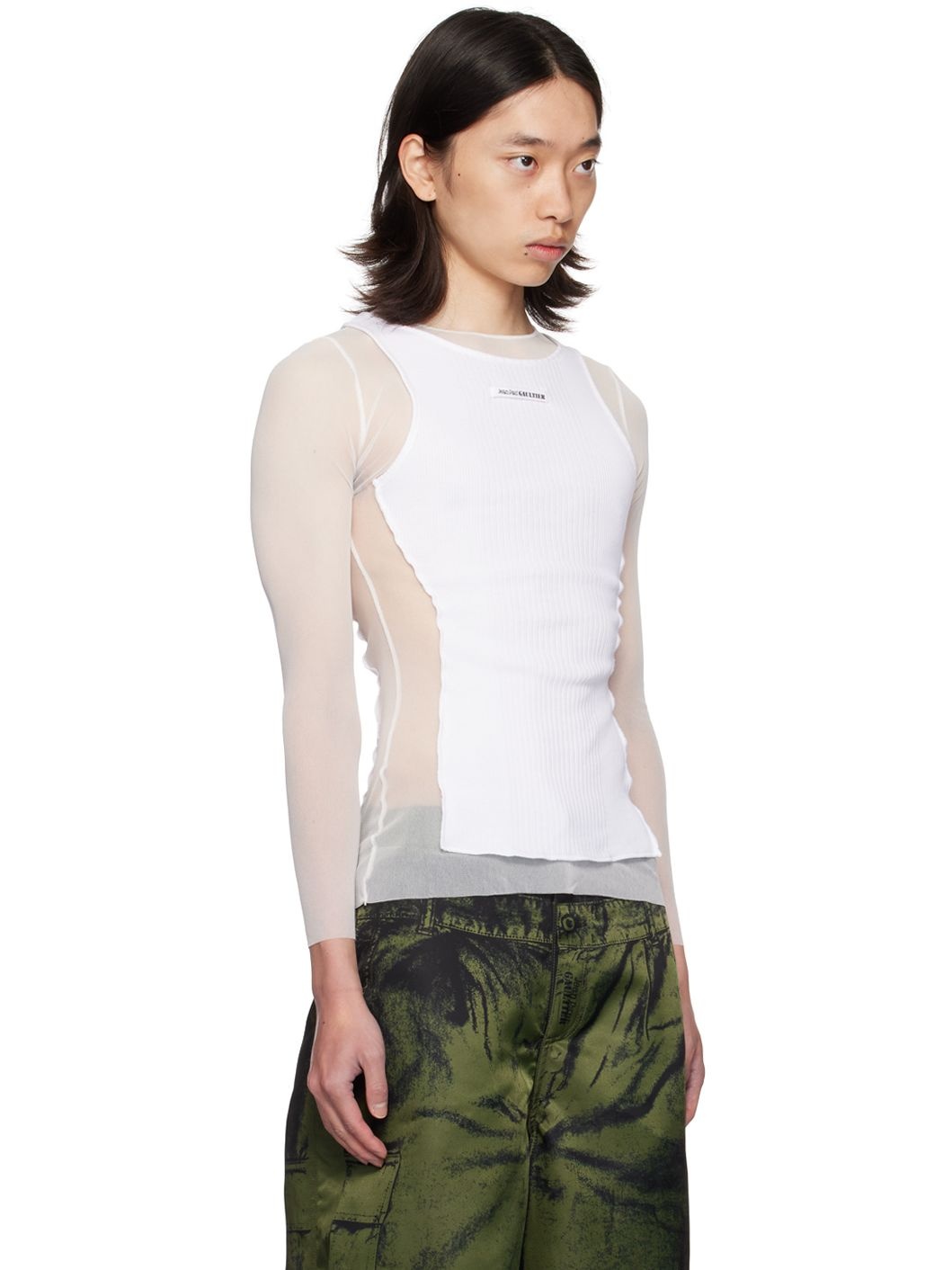White 'The Petit Grand' Long Sleeve T-Shirt - 2