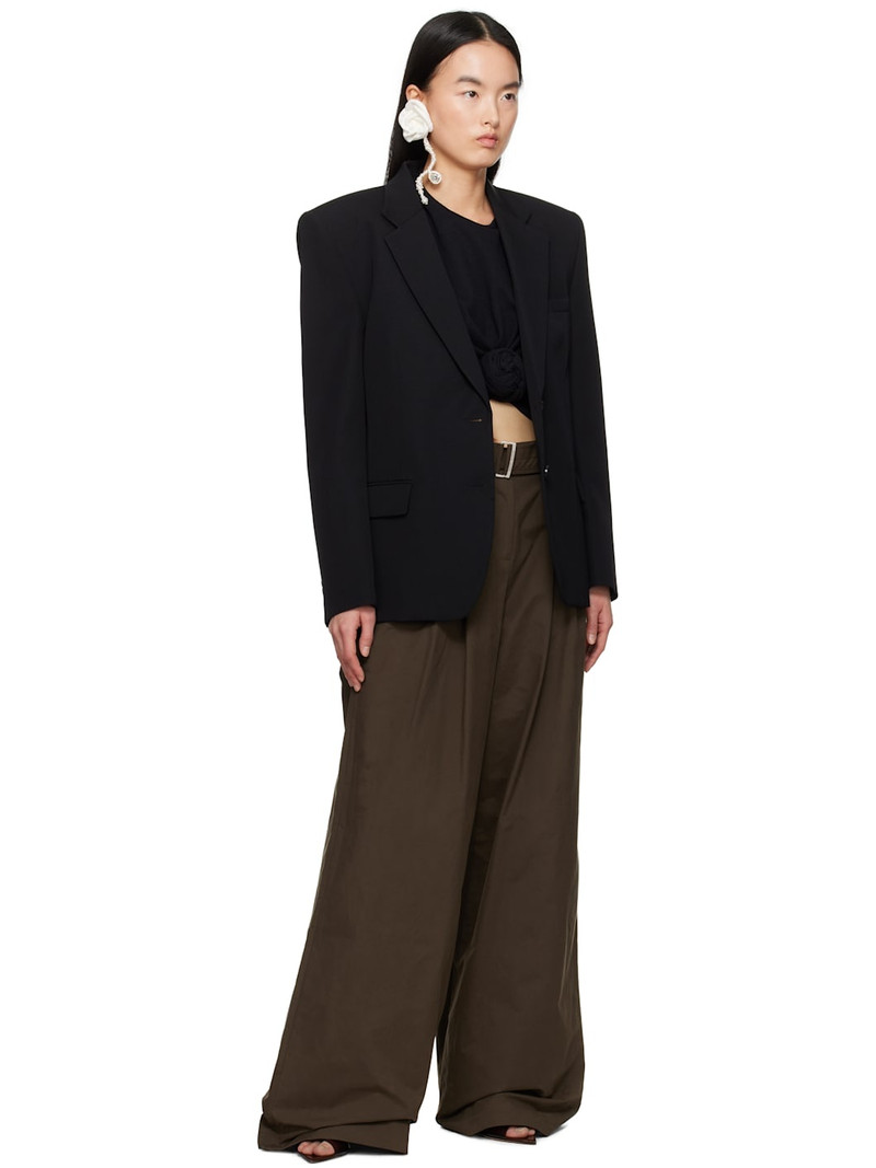 MAGDA BUTRYM Black Boxy Oversized Blazer outlook