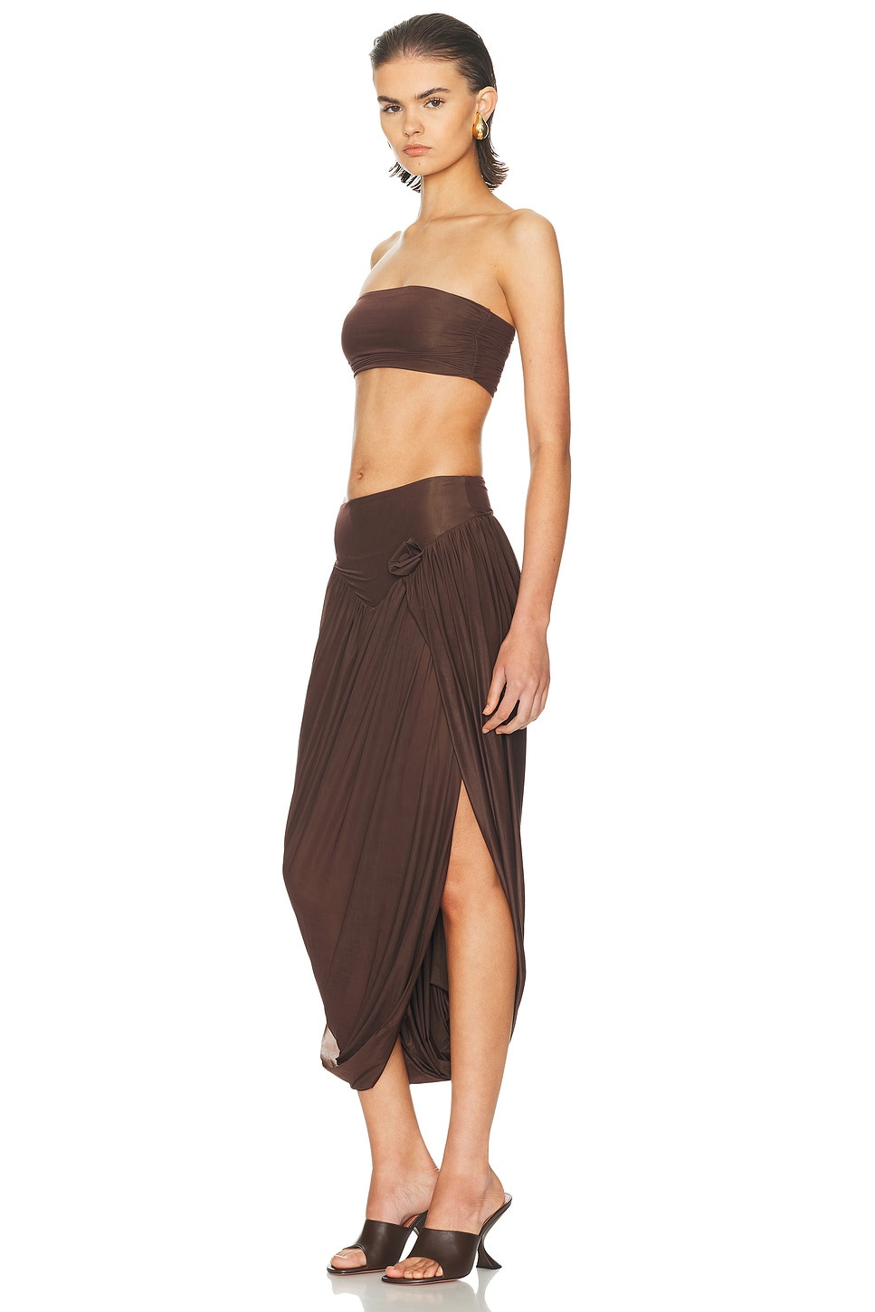 Noriega Bandeau Top And Skirt Set - 3