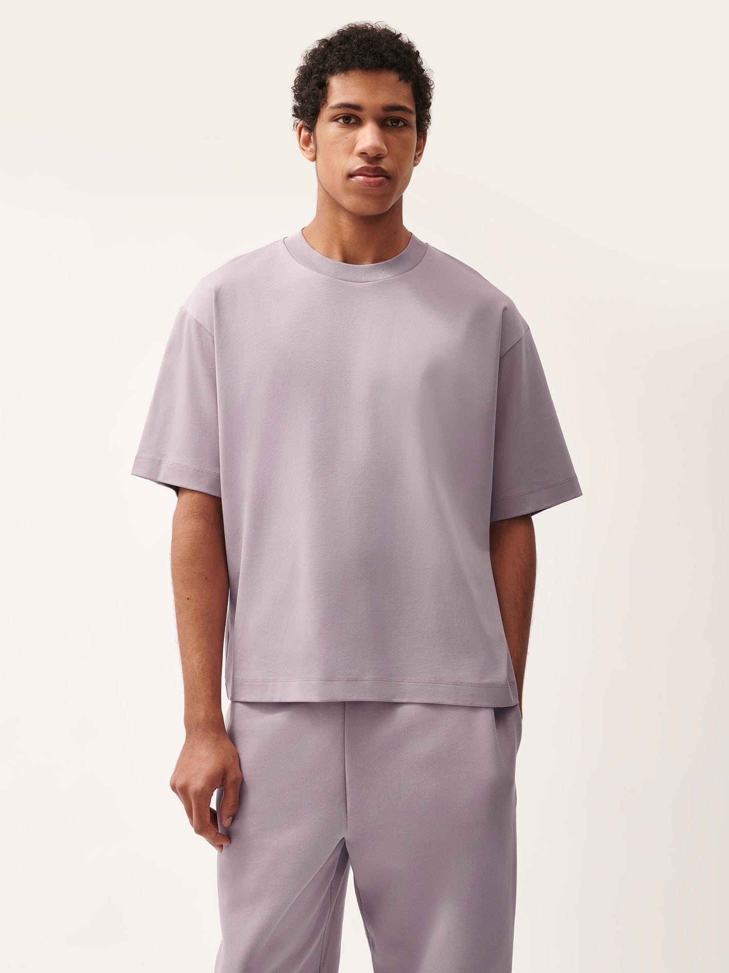 Mens DNA Oversized T-Shirt - Raisin Purple - 2