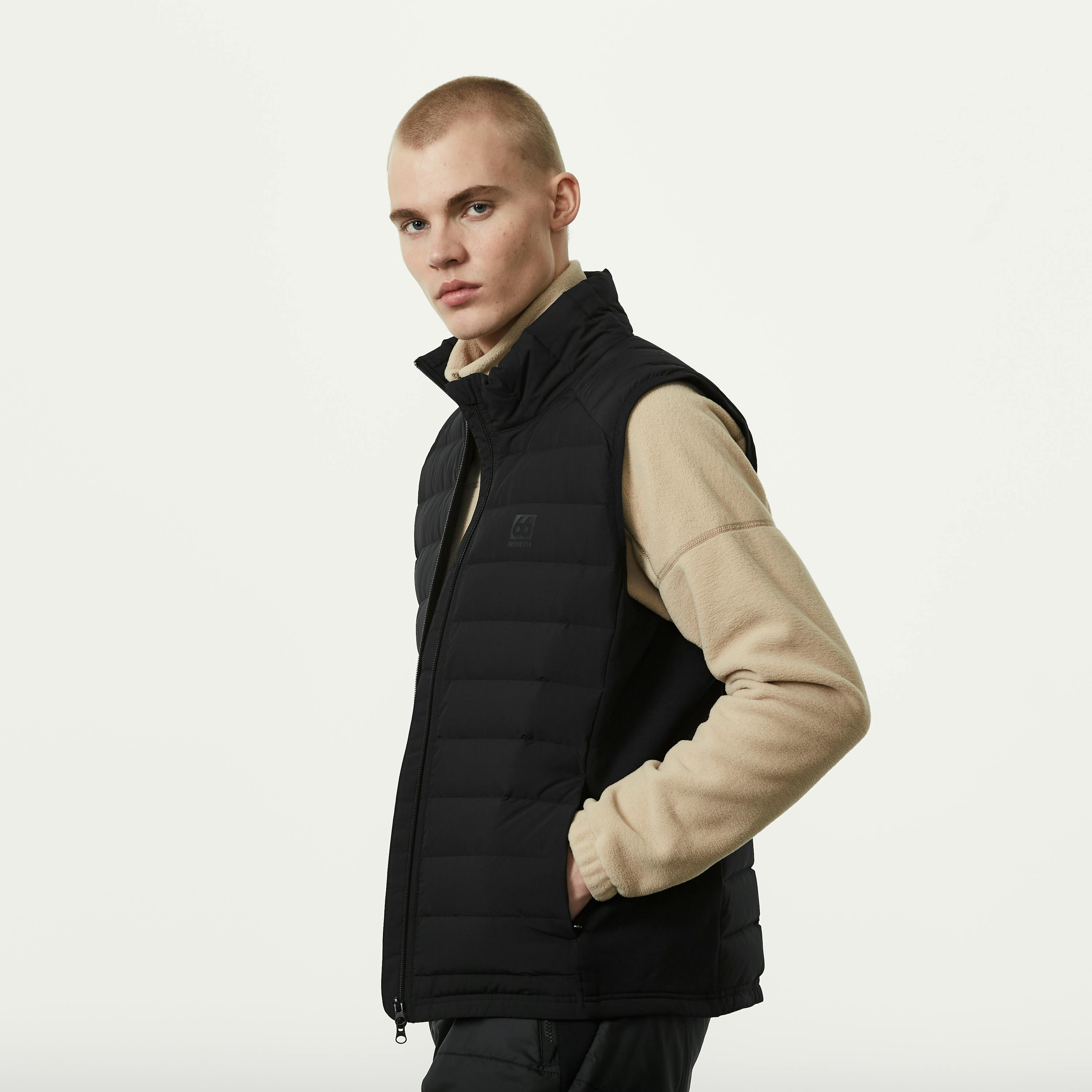 Ok Down and fleece vest - 3