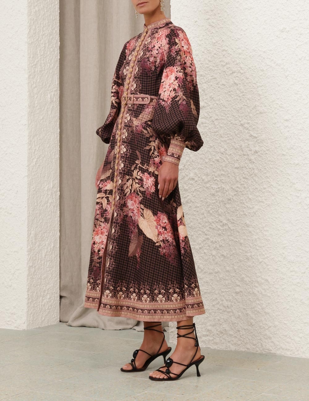ILLUMINATE BUTTONED MIDI DRESS - 3