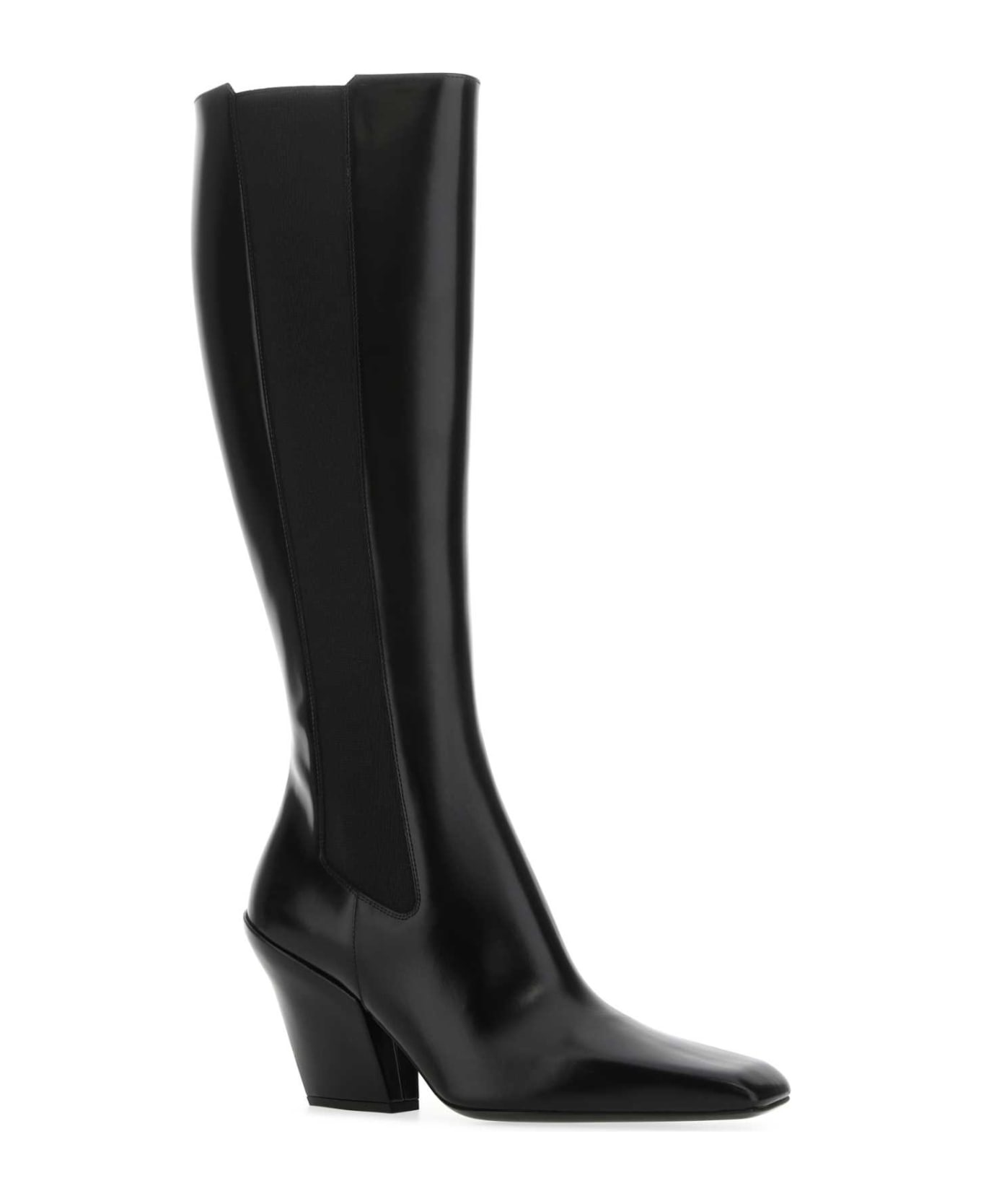 Black Leather Boots - 2