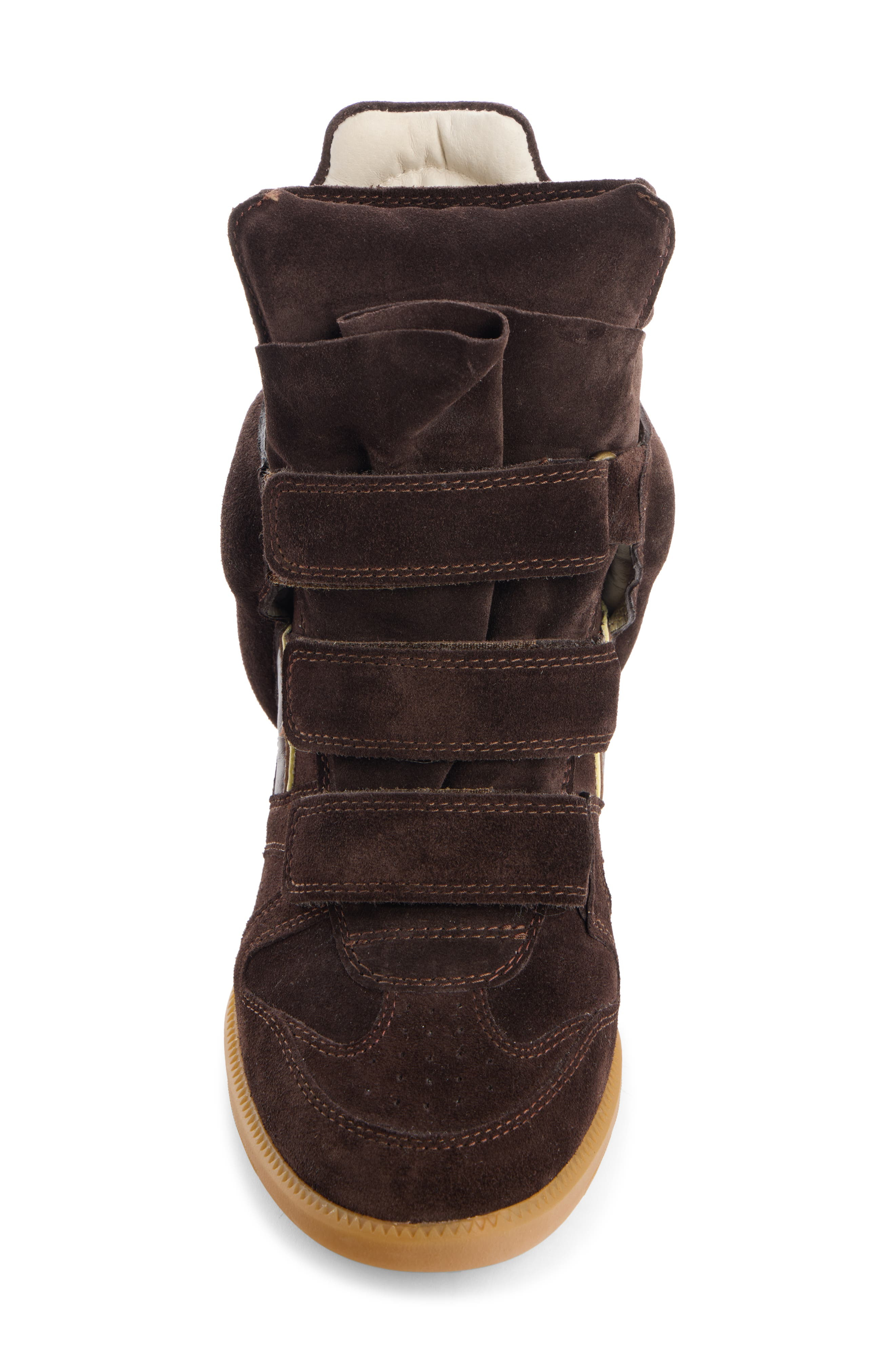Isabel Marant Bekett Hidden Wedge High Top Sneaker in Chly/Chocolate/Light at Nordstrom - 4